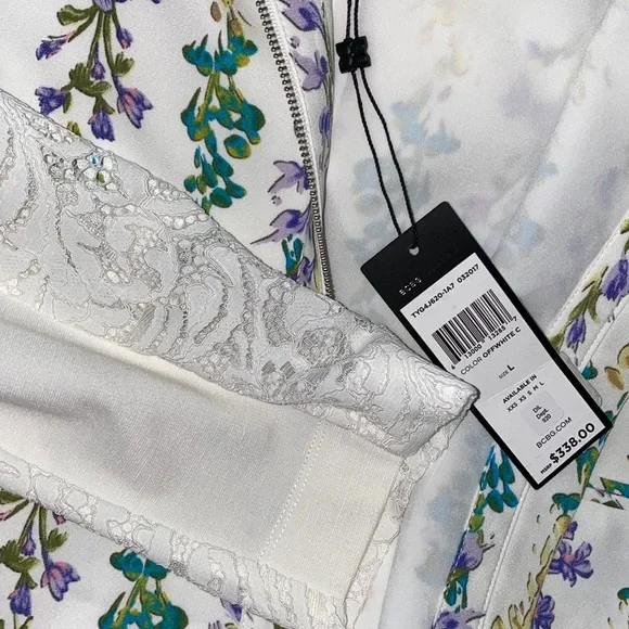 NEW BCBGMaxAzria Floral Lace Jacket Large